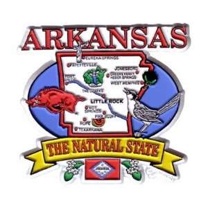  Arkansas Magnet 2D State Map Case Pack 72 