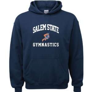 Salem State Vikings Navy Youth Gymnastics Arch Hooded Sweatshirt 