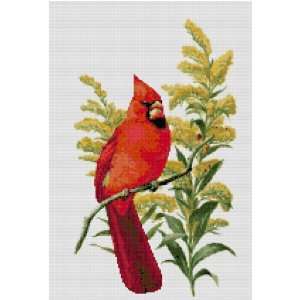 Kentucky State Bird and Flower Counted Cross Stitch Pattern 