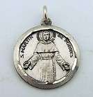Saint Martin De Porres Catholic Religious Medal Pendant .925 Sterling 