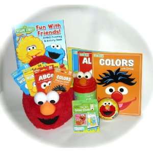 Elmo & Sesame Street Fun & Play Gift Basket Great for Easter Basket or 
