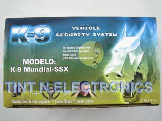Omega K9 MUNDIAL SSX Car Alarm / Keyless Entry Combo  