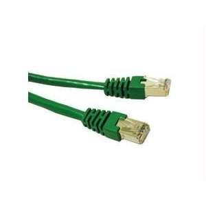 25ft CAT5e Shielded Patch Cable Green Electronics