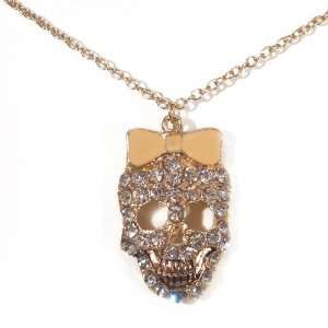  Girly Skull Necklace Jewelry