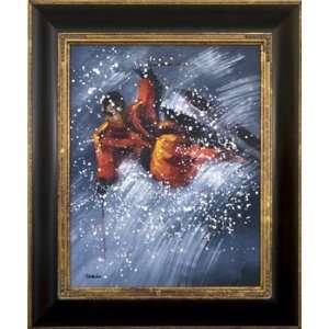   Collection CY0841 240G Catchin Air Framed Oil Painting