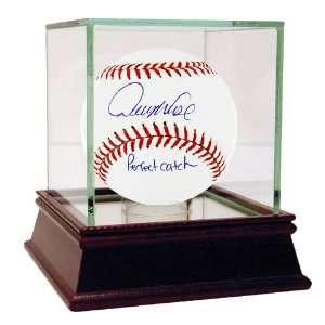   Wise Autographed Perfect Catch MLB Baseball