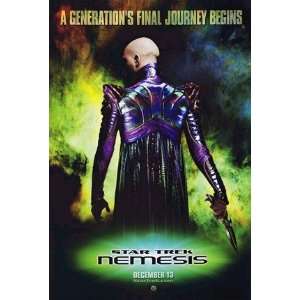  Star Trek Nemesis ADVANCE Original Movie Poster 27x40 
