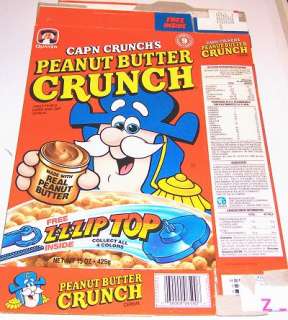 1992 Capn Crunchs P Butter Crunch Cereal Box dd020  