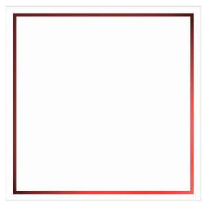  Printable Invitation   Square Foil Border   White Red (50 