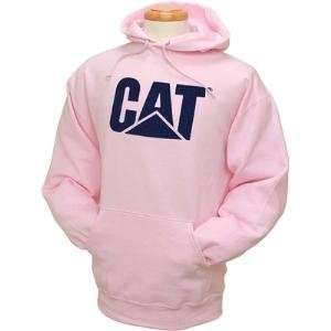  Caterpillar CAT Ladies Large Pink Pullover Hooded 