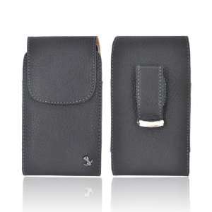  Black PUT2XL Vertical Leather Pouch w Magnetic Closure 
