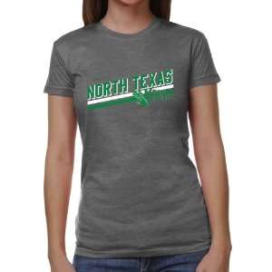 North Texas Mean Green Ladies Rising Bar Juniors Tri Blend T Shirt 