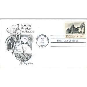   American Archtecture First Day Of Issue Stamp 