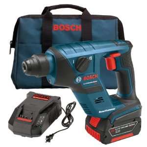  Bosch RHS181K Lithium Ion Compact Rotary Hammer Kit with 3 