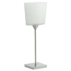  Cavalla Collection 1 Light 17 Matte Nickel Table Lamp 