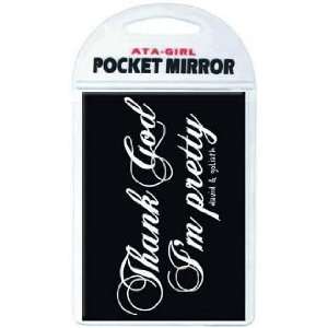   & Goliath Thank God Im Pretty Pocket Mirror 50532