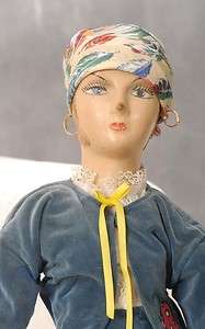   1920s Boudoir Doll   26  Compo Head/Plastic hands & feet  