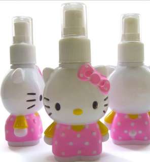2pcs Hello Kitty Spray Lotion Atomizer Dispenser Bottle 20ml~30ml