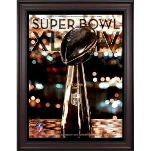   36 x 48 Super Bowl XLIV Program Print  Details 2010, Saints vs Colts