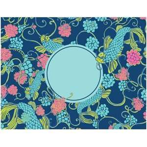  Lilly Pulitzer Foldover Notes   Set of 10   Dont Be Koi 