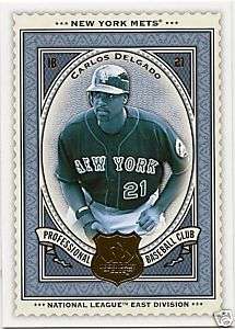 CARLOS DELGADO #21 2009 SP Legendary Cuts NEW YORK METS  