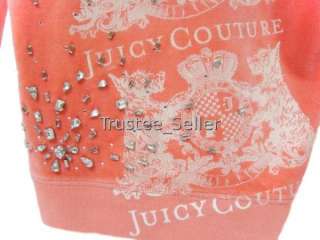 JUICY COUTURE Pink Spoiled Tracksuits Hoodie Pants Set  