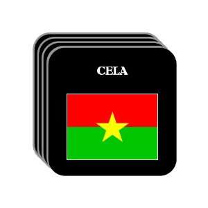  Burkina Faso   CELA Set of 4 Mini Mousepad Coasters 