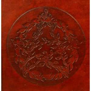  Wiccan Pentagram Book of Shadows Embossed Handmade Leather 