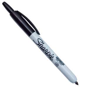  Retractable Sharpie Pen   Black