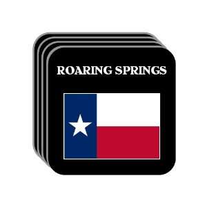  US State Flag   ROARING SPRINGS, Texas (TX) Set of 4 Mini 