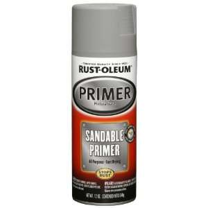    Oleum 249415 Automotive 12 Ounce Sandable Primer Spray Paint, Gray