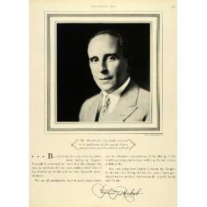  1928 Ad John Jakob Raskob Financial Executive Ampico Piano 