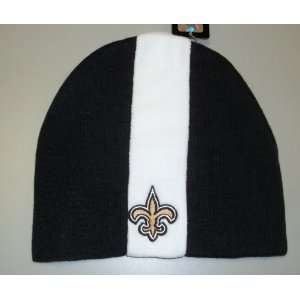  NFL New Orleans Saints Center Stripe Skunk Winter Knit 