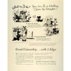   Children War Efforts Citizenship   Original Print Ad