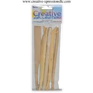  Darice Wooden Clay Tool Set 6pc Arts, Crafts & Sewing