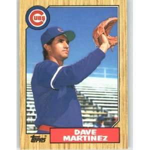  1987 Topps Traded #73T Dave Martinez XRC   Chicago Cubs 