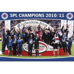    Rangers FC. Poster   SPL Champions 2010/11