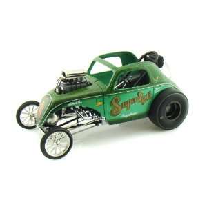  Super Rt Altered Fiat Dragster 1/18 Green Toys & Games