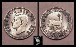 1948 South Africa (5 Shillings) XF  