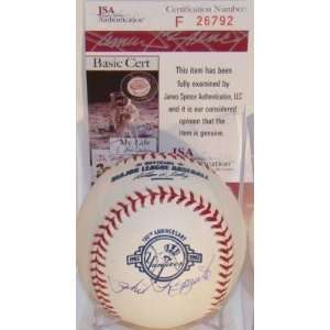 Phil Rizzuto Autographed Ball   100th Ann JSA   Autographed Baseballs
