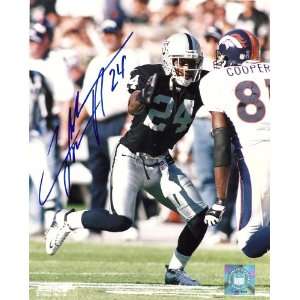 CHARLES WOODSON,OAKLAND RAIDERS,MICHIGAN WOLVERINES,SIGNED,AUTOGRAPHED 
