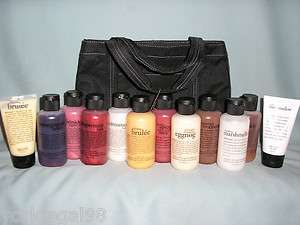   in   1 Shower Gels x 10 + Lotion, Souffle, Lip Gloss & Tote Bag  