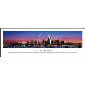  St. Louis Missouri Panoramic View   Series 3 Framed Print 