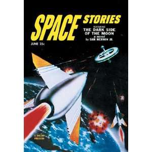 Space Stories Assault on Space Lab 12x18 Giclee on canvas  