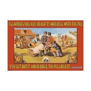  I learned long ago 20x30 poster