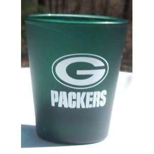  Green Bay Packers Color Frost Shot Glass 2 oz NFL Kitchen 