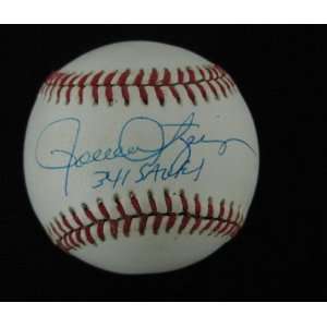  Autographed Rollie Fingers Ball   341 Saves PSA DNA 