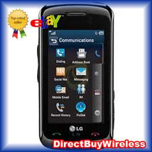   LG ENCORE GT550 BLACK AT&T LOCKED CELLULAR PHONE 0652810115629  