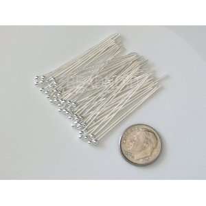  1.5 21 Gauge Sterling Silver 2mm Ball Headpins Arts 