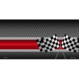  Checkered Flags Background FLAT License Plates Blanks for 
